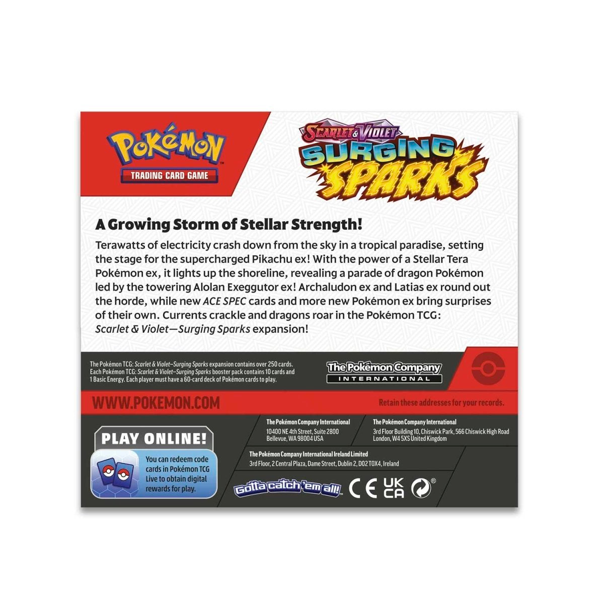 Scarlet & Violet-Surging Sparks Booster Box (36 Packs)