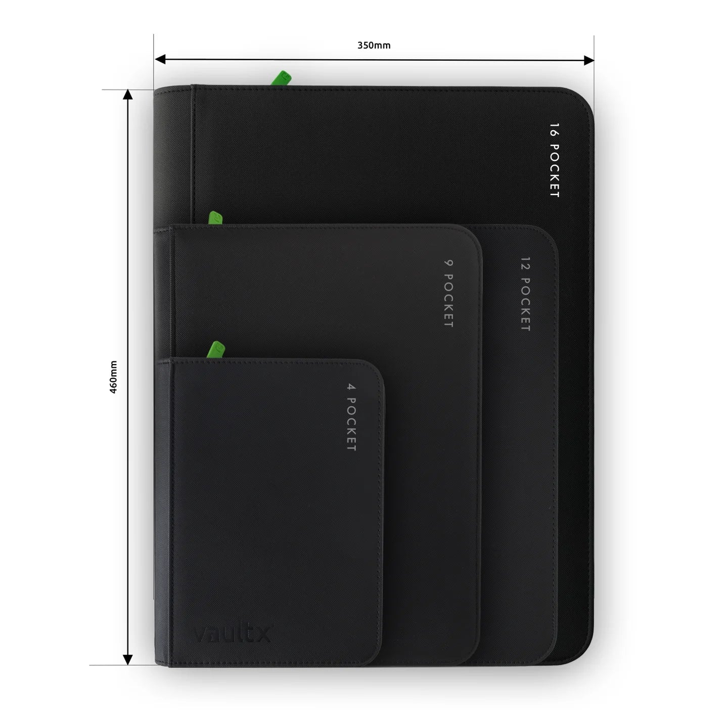 Exo-Tec® Zip Binder 16-pocket XXL - Negro
