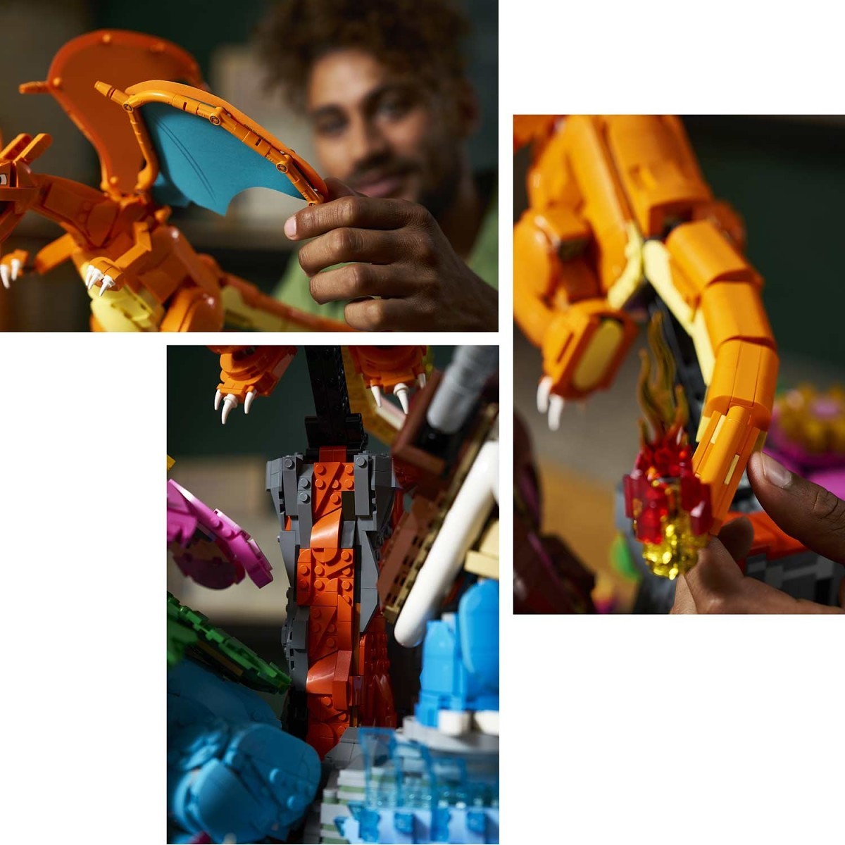 LEGO® Pokémon™ Venusaur, Charizard y Blastoise