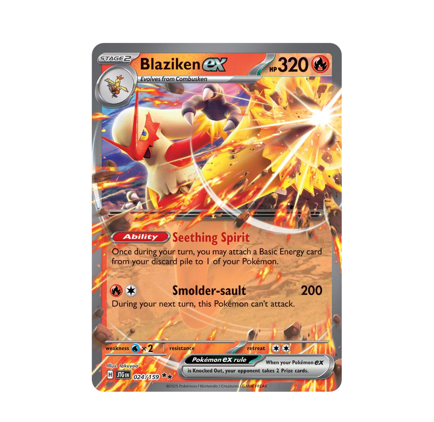 Blaziken ex - SV09: Journey Together