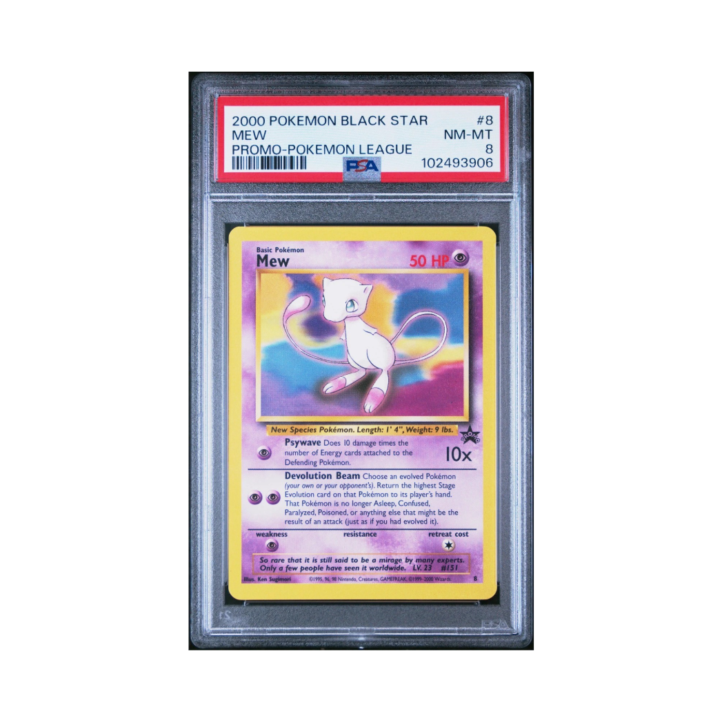 Mew #8 PSA 8 NM-MT